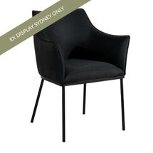 Alpha Dining Chair - Black - OUTLET NSW