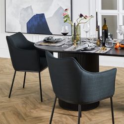 Alpha Dining Chair - Black - OUTLET NSW
