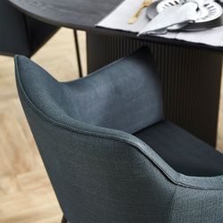Alpha Dining Chair - Black - OUTLET NSW