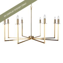 Cohen Chandelier - Brass - OUTLET NSW