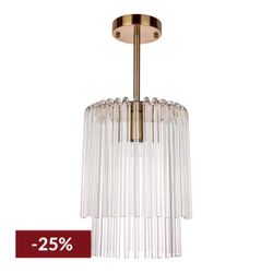 Zara Pendant - Petite Brass