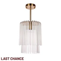 Zara Pendant - Petite Brass