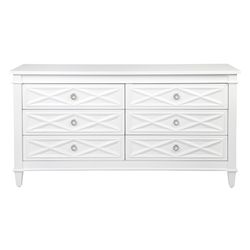 Plantation 6 Drawer Chest - White