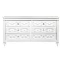 Plantation 6 Drawer Chest - White