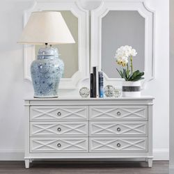 Plantation 6 Drawer Chest - White