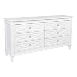 Plantation 6 Drawer Chest - White