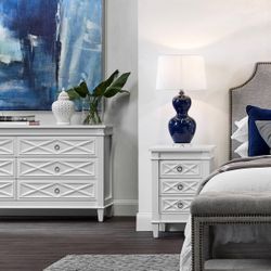 Plantation 6 Drawer Chest - White