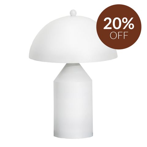 Lucas Table Lamp - White