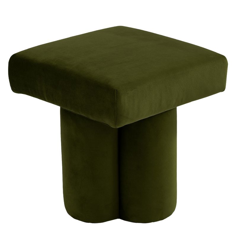 Ace Stool - Olive Velvet