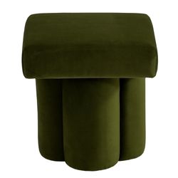 Ace Stool - Olive Velvet