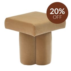 Ace Stool - Ochre Velvet