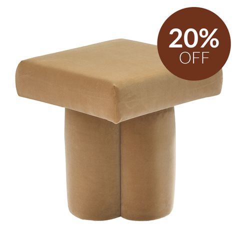 Ace Stool - Ochre Velvet