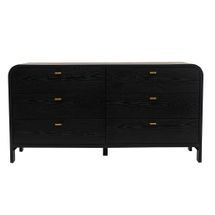 Chisholm 6 Drawer Chest - Black