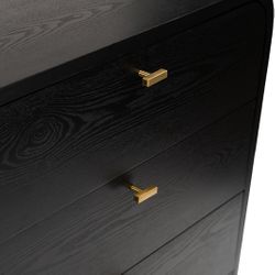 Chisholm 6 Drawer Chest - Black