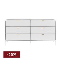 Chisholm 6 Drawer Chest - White