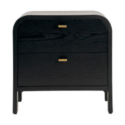 Chisholm Bedside Table - Black