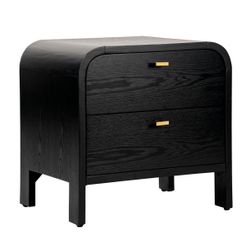 Chisholm Bedside Table - Black