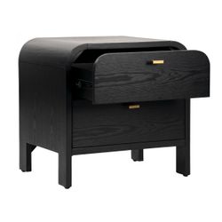 Chisholm Bedside Table - Black