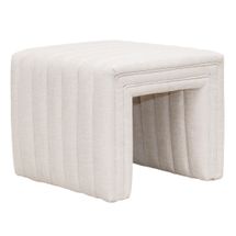 Savoy Stool - Natural Linen