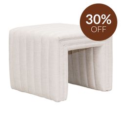 Savoy Stool - Natural Linen