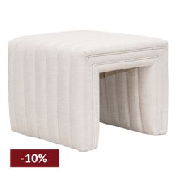 Savoy Stool - Natural Linen