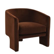 Kylie Arm Chair - Dark Chocolate Velvet