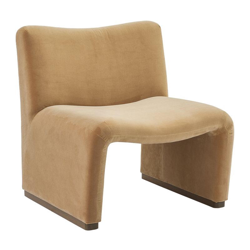 Beau Occasional Chair Ochre Velvet