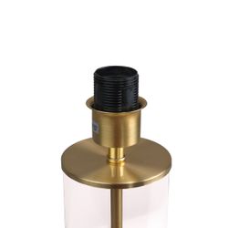 East Side Table Lamp - Brass w White Shade