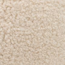 Cosy Shearling Upholstery Swatch - Ivory