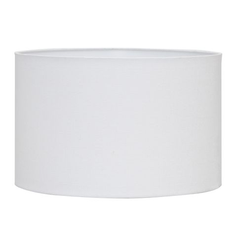 Larissa Drum Shade - Medium White