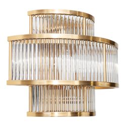 Fontaine Wall Sconce - Brass