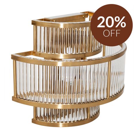 Fontaine Wall Sconce - Brass