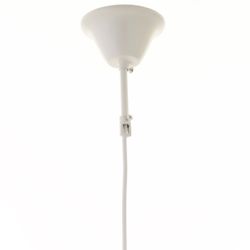 Belmar Rattan Pendant - Bell White - OUTLET VIC
