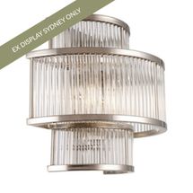 Fontaine Wall Sconce - Nickel - OUTLET NSW