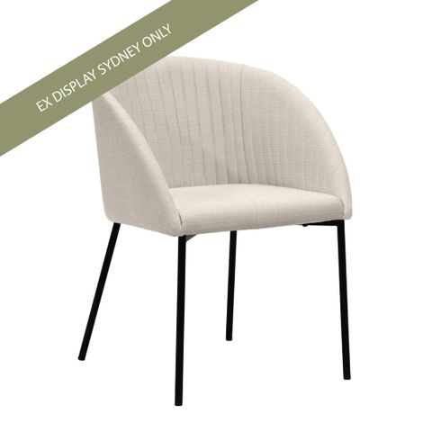 Yates Dining Chair - Natural - OUTLET NSW