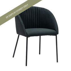 Yates Dining Chair - Black - OUTLET NSW