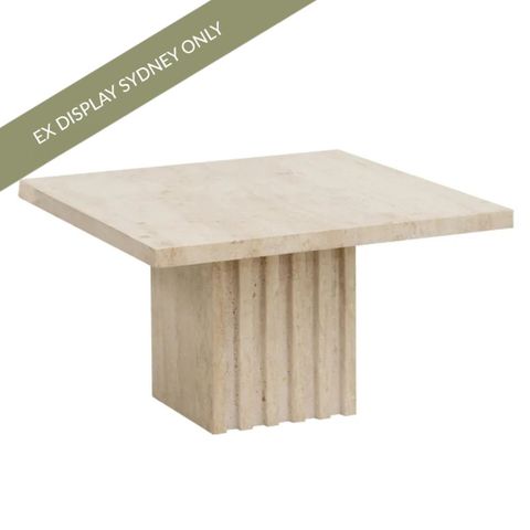 Atlas Travertine Coffee Table - Small - OUTLET NSW