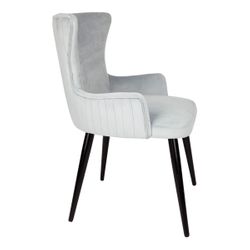 Dorsett Dining Chair - Cloud Blue Velvet - OUTLET VIC 1 CHAIR ONLY