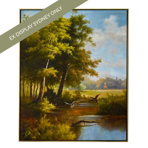 Lakeside Series | Oil on Canvas Painting - OUTLET NSW