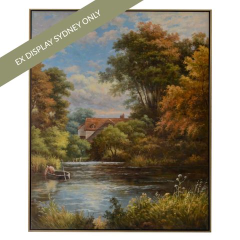 Lakeside Series || Oil on Canvas Painting - OUTLET NSW