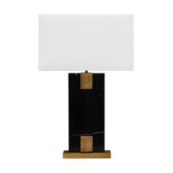Nazare Marble Table Lamp - Black
