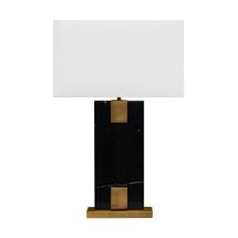 Nazare Marble Table Lamp - Black