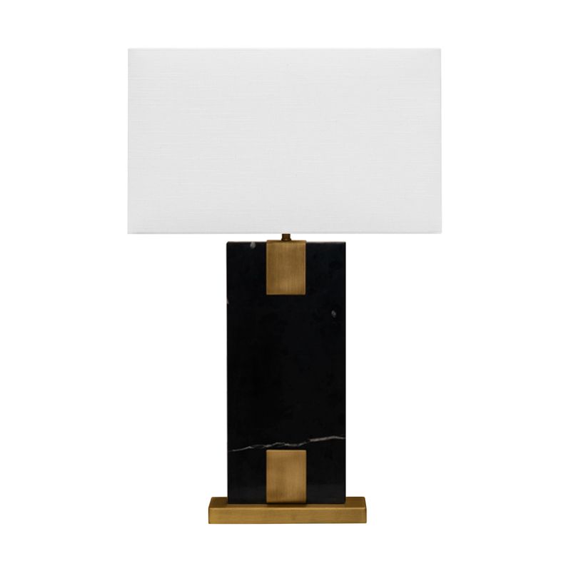 Nazare Marble Table Lamp - Black