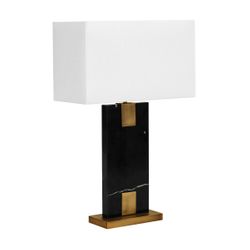 Nazare Marble Table Lamp - Black