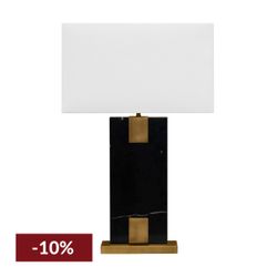 Nazare Marble Table Lamp - Black