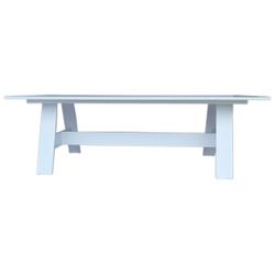 Harrison Dining Table  - 2.4m White  - OUTLET NSW