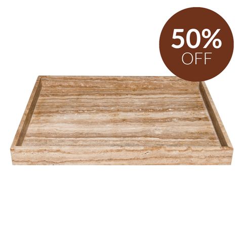 Odin Tray - Large Travertine