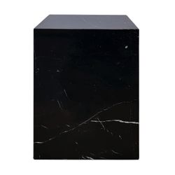 Hendrix Black Marble Side Table