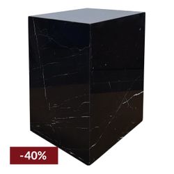 Hendrix Black Marble Side Table