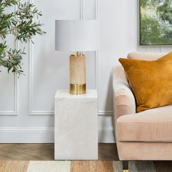 Hendrix Alabaster Side Table - OUTLET NSW